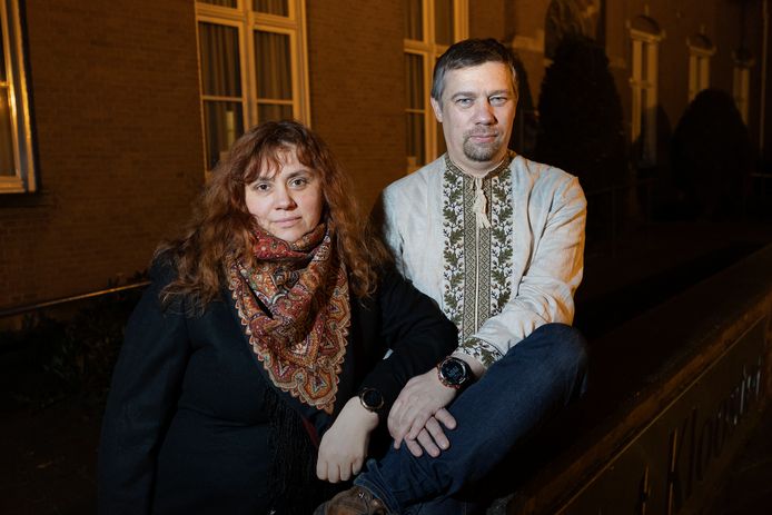 Oleksandr Bardakov en zijn vrouw Nataliya.