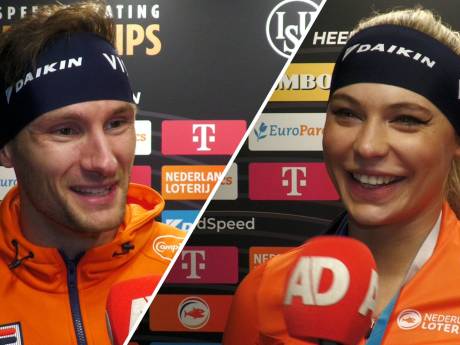 Leerdam goud en Krol zilver op 1000 meter: 'Dit is gewoon niet normaal’