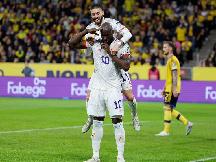 Domenico Tedesco debuteert met een 0-3-zege tegen Zweden, Lukaku held van de avond met drie treffers