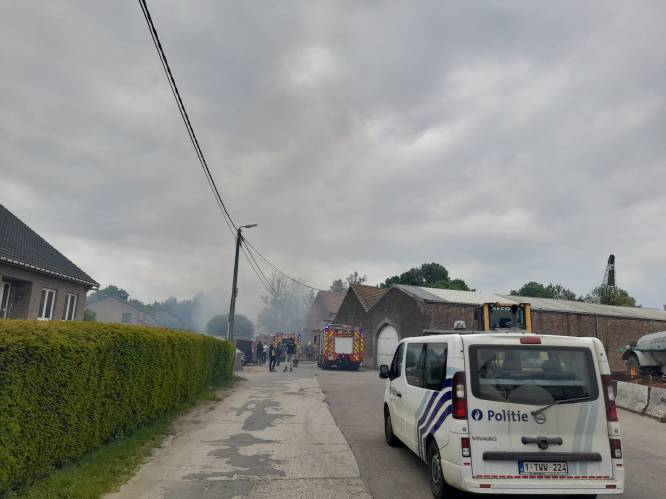 Leegstaande woning gaat in vlammen op: “We zagen even voordien nog enkele jongeren weglopen”