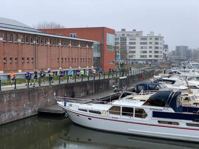 Marathon van Gent. Langs Portus Ganda.
