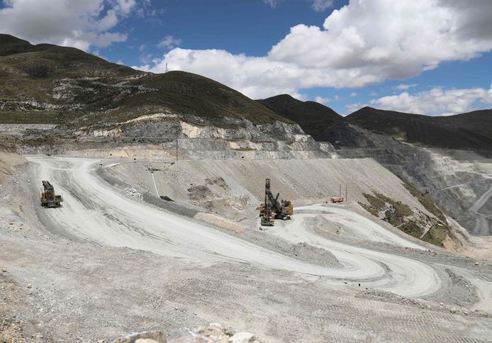 Las Bambas, gelegen op 4.000 meter hoogte, is goed voor ongeveer 15 procent van de Peruaanse koperproductie.