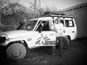 Koen Regout in Afrika.