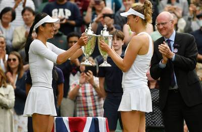 Een Belgische grandslamtitel: Elise Mertens en Taiwanese partner winnen dubbelspel Wimbledon na zenuwslopende wedstrijd tegen Russisch duo
