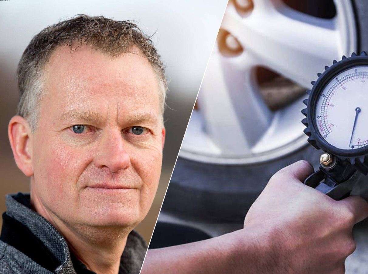 Waarom geeft de garage auto’s een te hoge bandenspanning mee? Foto
