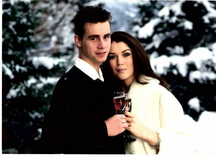 Kelly Pfaff en Sam Gooris trouwden in 1999 in Zwitserland.