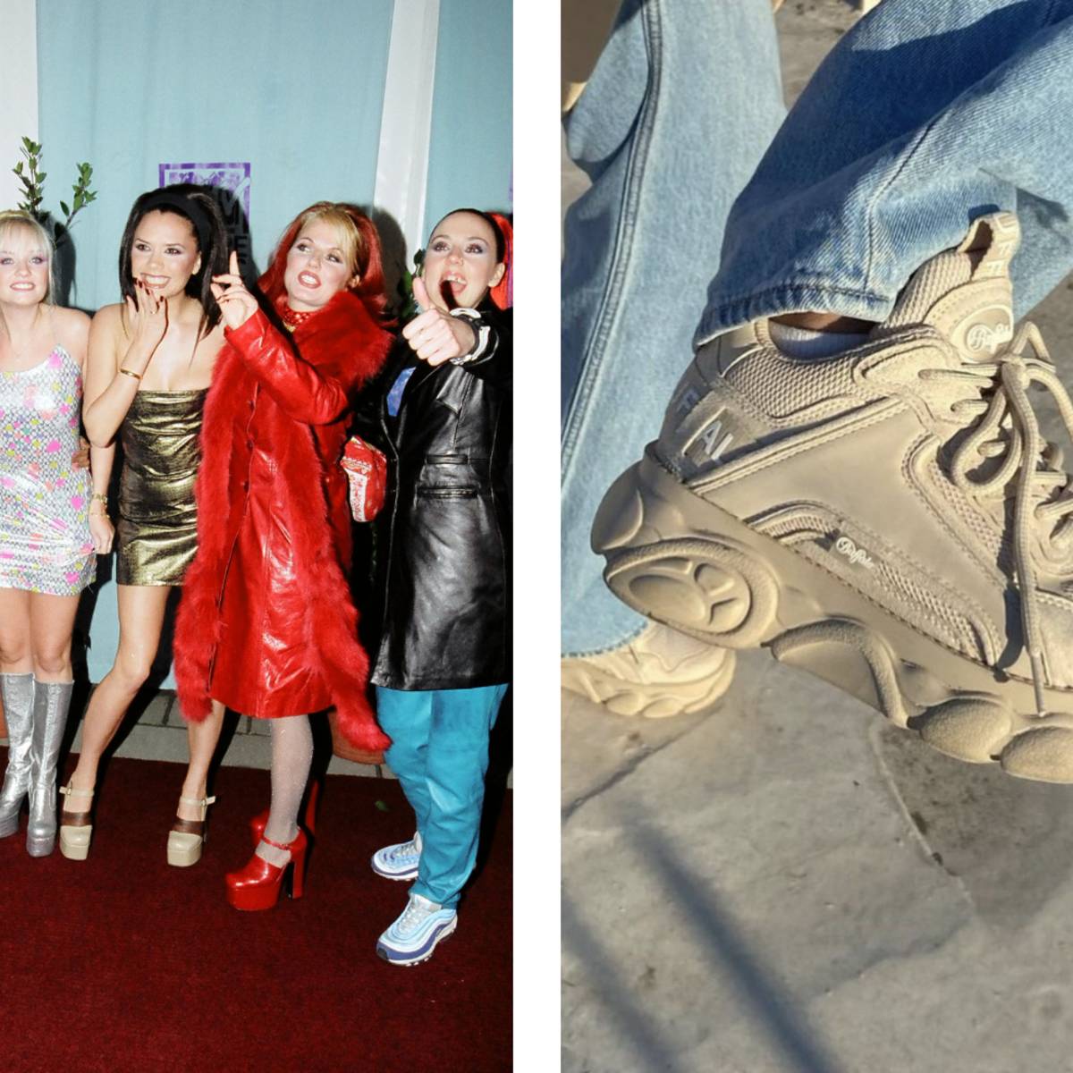 Buffalo s low rise jeans en gekleurde zonnebrillen deze trends uit de tijden van de Zillion zijn helemaal terug Mode Beauty hln.be