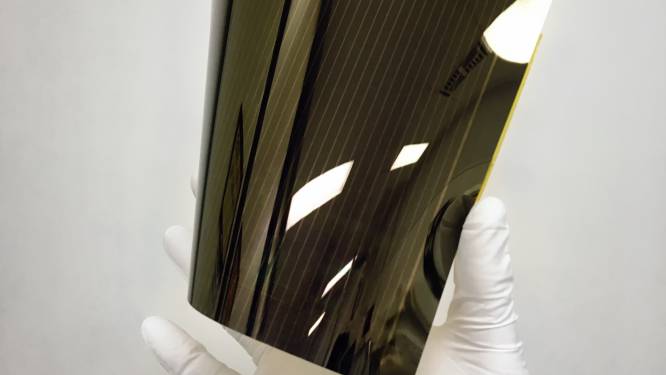 Wereldrecord voor flexibele zonnecel van Solliance Eindhoven