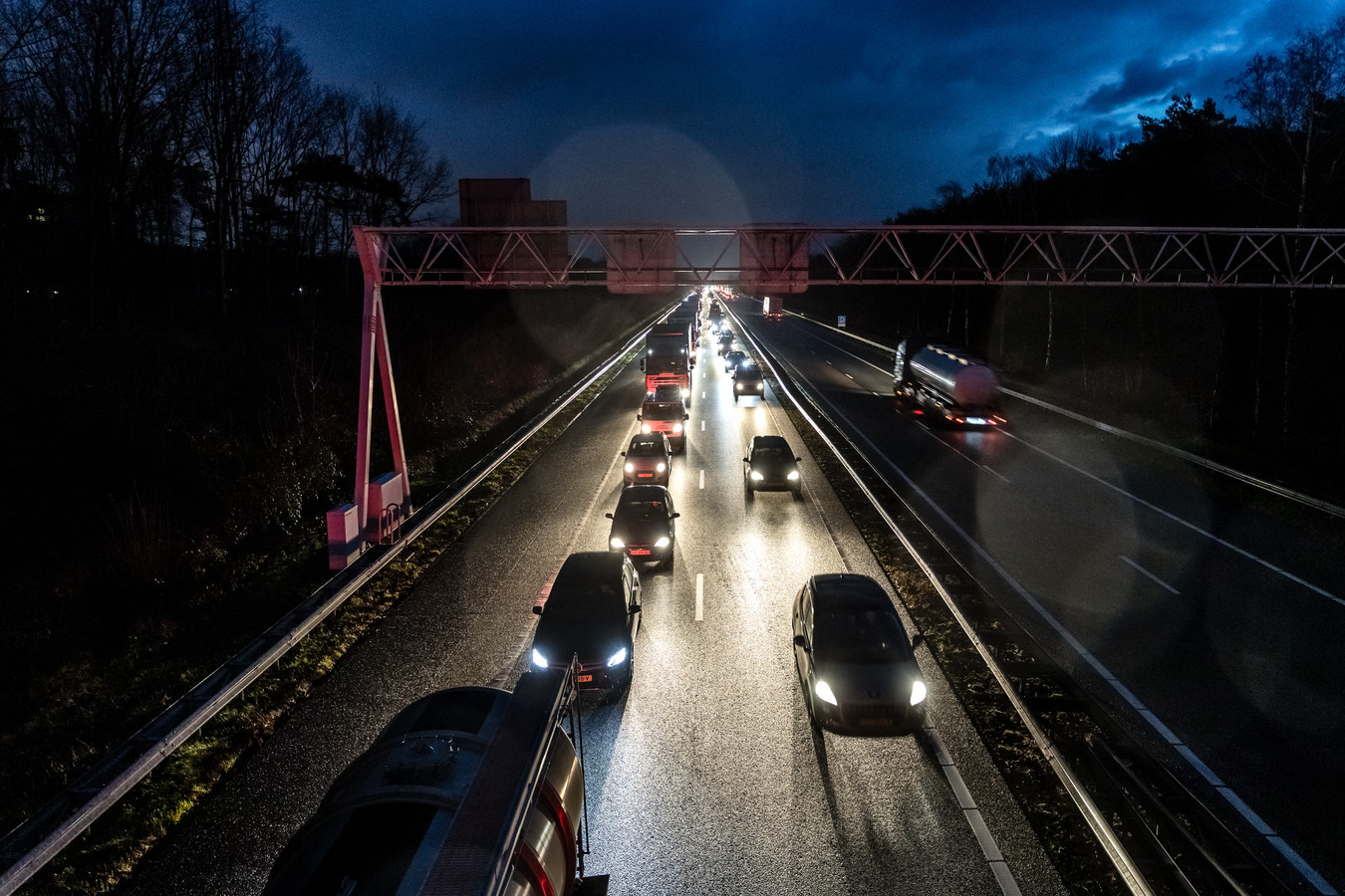 A67 bij Leenderheide in Eindhoven weer filevrij | Foto | AD.nl