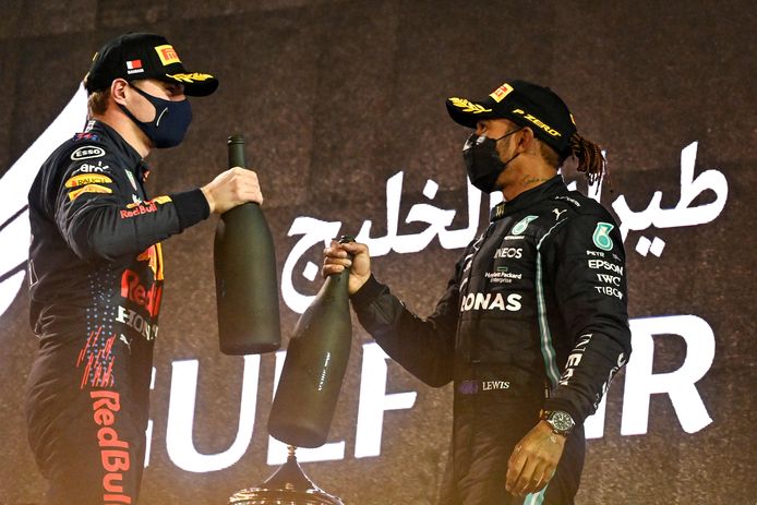 Max Verstappen werd vorig jaar tweede achter Lewis Hamilton in Bahrein.