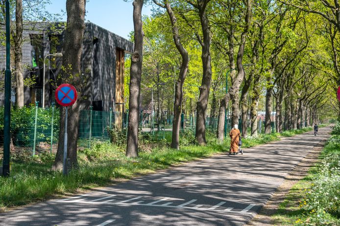 Het asielzoekerscentrum tussen Overloon en Stevensbeek.