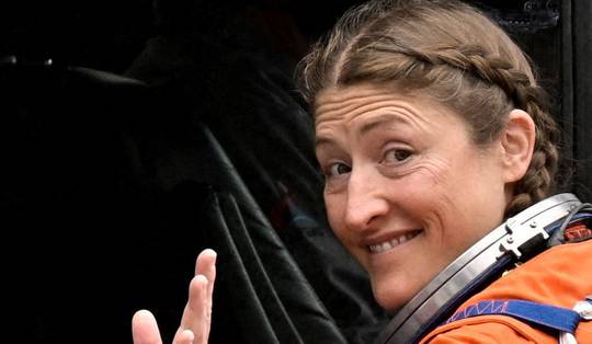 Astronaut Christina Koch laat haar ruimterecords voor zichzelf spreken. ‘Ze zijn een viering van de huidige tijd’