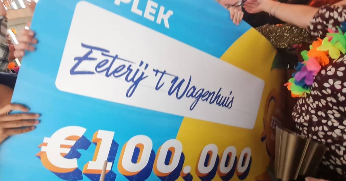 't Wagenhuis in Nieuw Vossemeer heeft mooiste terras van het land en wint een ton: 'Ongekend!' - BN 