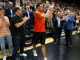Sam Van Rossom neemt afscheid van La Fonteta, de thuisbasis van BC Valencia. De club verloor vrijdagavond van Barcelona (64-87) en is uitgeschakeld in de Spaanse play-offs.