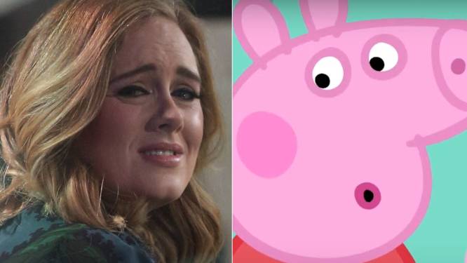 Adele door het stof na kwetsen Peppa Pig: ‘Dit maakt me heel, heel verdrietig’