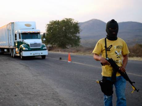 Drugsgeweld in Mexico: negen lichamen aan brug gehangen