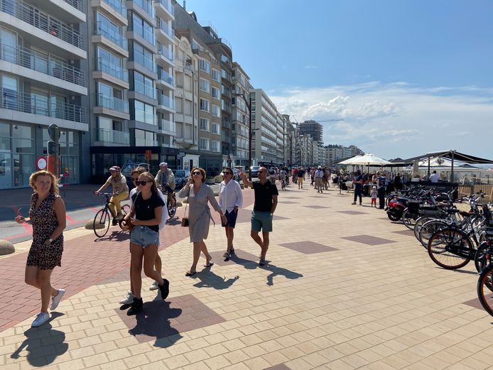 De drukte in Knokke-Heist brengt problemen met zich mee.