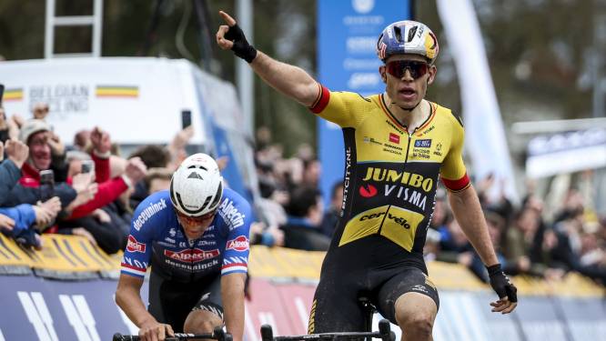 Alleen Wout van Aert kan Mathieu van der Poel aan in E3 Classic: Belg wint nipt in Vlaanderen