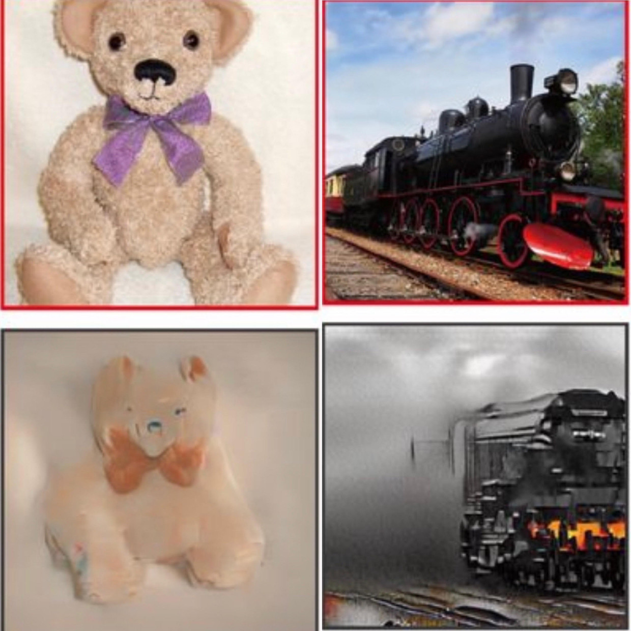 Sopra le immagini originali, sotto le ricostruzioni dai dati fMRI.  foto di Università di Osaka