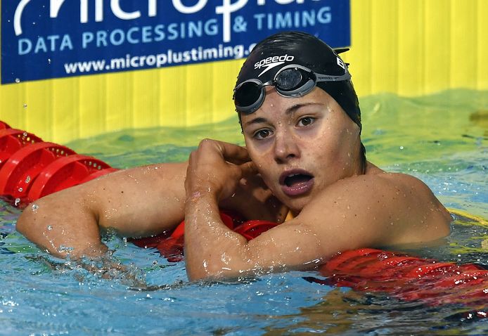 Valentine Dumont scherpt Belgisch record 400 meter vrij aan Meer