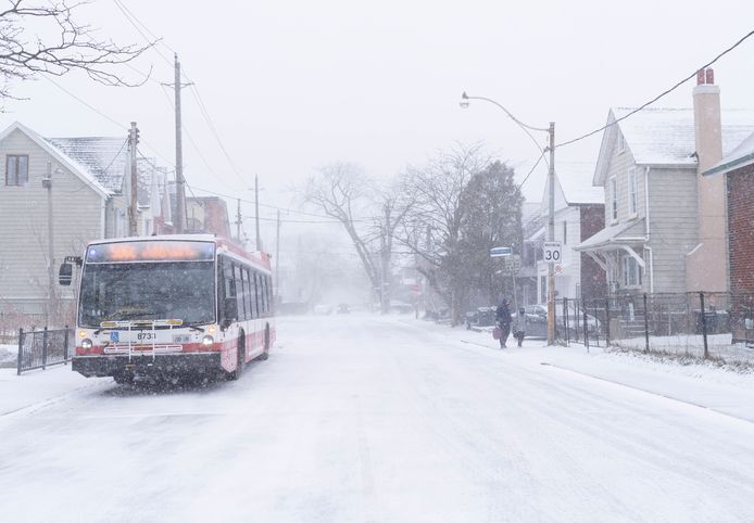 Illustratiefoto: Grote delen van Canada worden geteisterd door een sneeuwstorm.