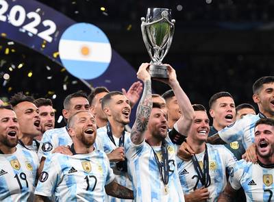 L'Argentine de Messi étrille l'Italie pour le retour de la “Finalissima”