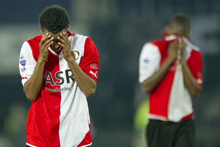 Balende Feyenoord-spelers (ANP) Beeld 