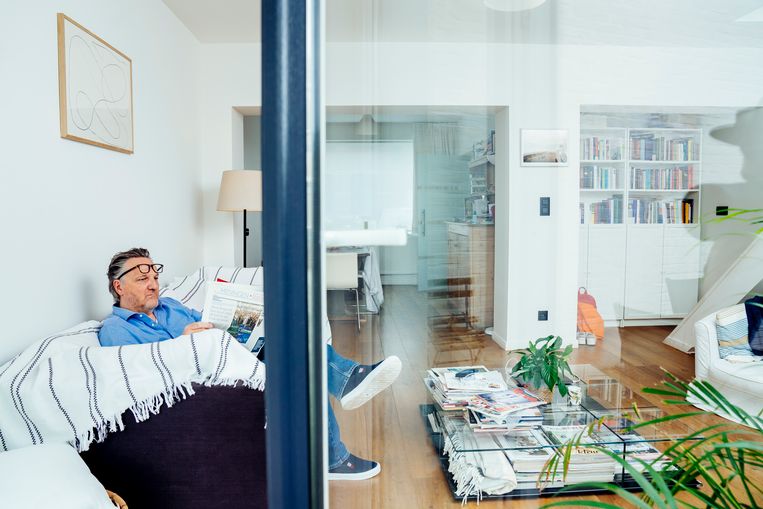 Als ik ooit een misdrijf bega dat mij anderhalf jaar enkelband oplevert, dan zal ik de schouders ophalen. Been there, done that. Beeld © Stefaan Temmerman