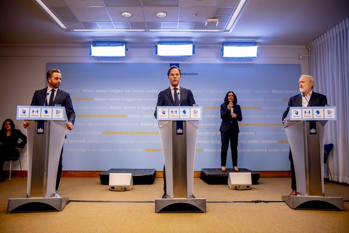 In december 2022 kondigden Rutte, De Jonge en Van Dissel de laatste lockdown aan.