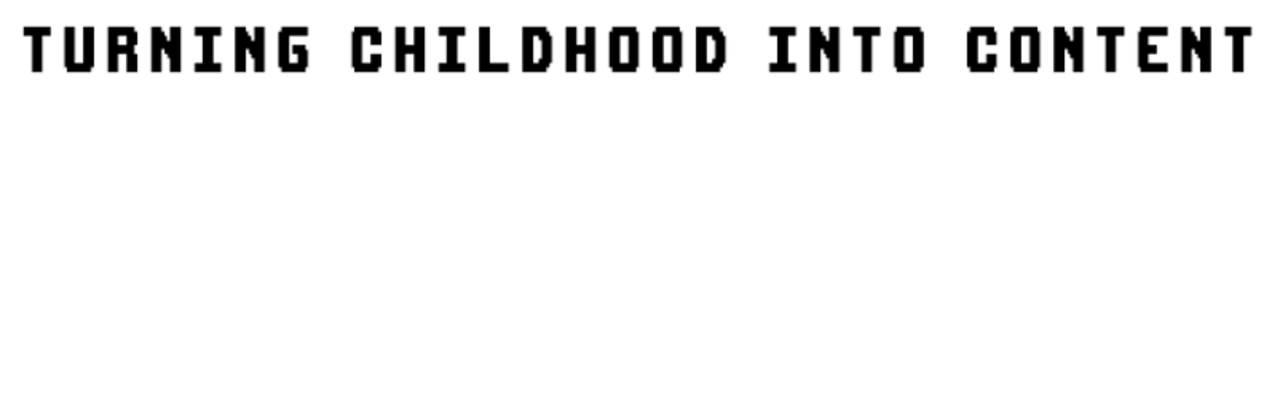 Je kind als verdienmodel