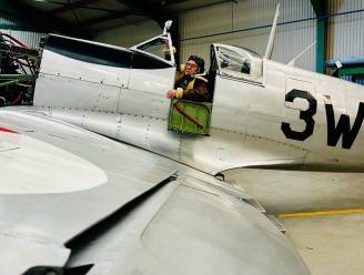 Voor het eerst terug in Nederland, voor het eerst sinds 1945 in een Spitfire: veteraan George Brewster (101) kan zijn geluk niet op