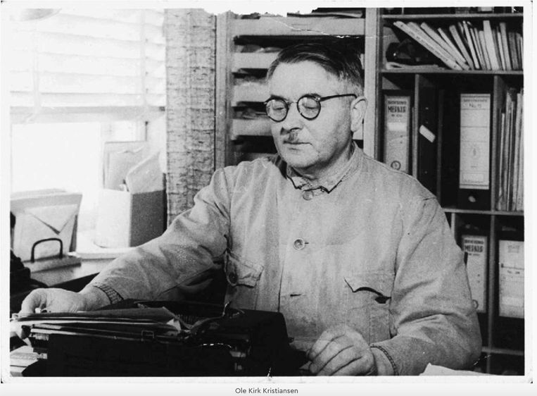 Ole Kirk Christiansen richtte Lego op in 1932 nadat hij als timmerman geen huizen meer kon bouwen door de crisis. In houten speelgoed zag hij toekomst. Beeld Lego
