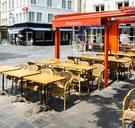 Terrasjes blijven leeg door berichten over code rood: ‘Wij voelen dat enorm’