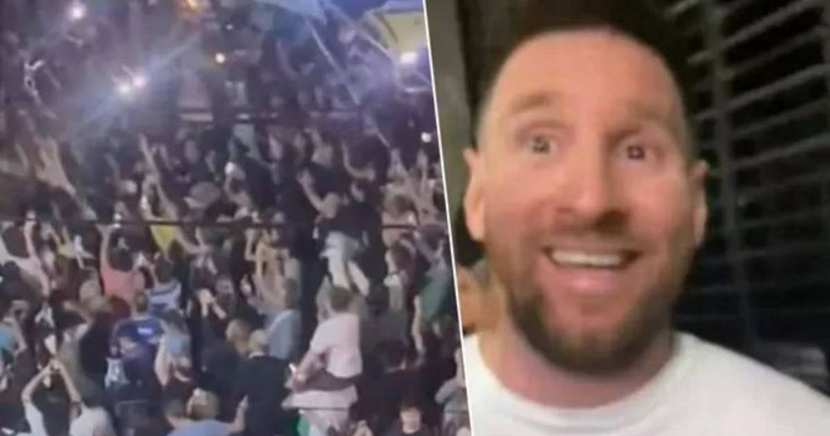 Folie à Buenos Aires: Lionel Messi attendu par une foule en délire à la sortie d’un restaurant