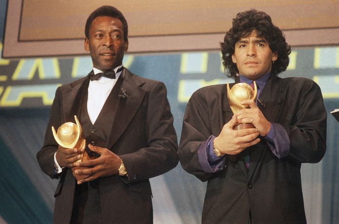 1988: Pelé en Diego Maradona.