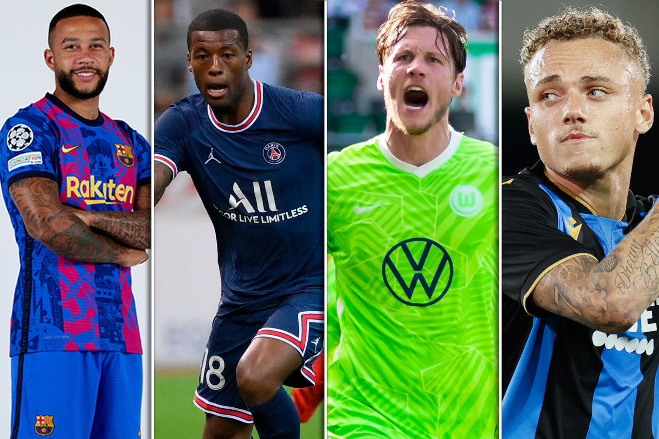 Van Wijnaldum Tot Koopmeiners En Van Frenkie De Jong Tot Dumfries Alle 
