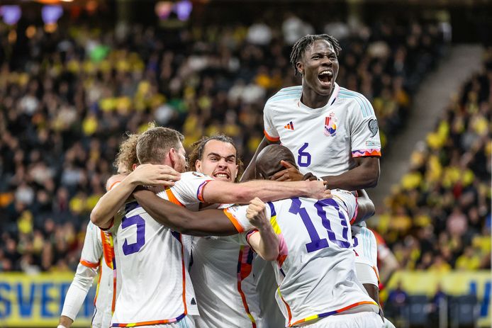 Trois buts pour Lukaku, trois points pour la Belgique: mission accomplie pour les Diables Rouges en Suède.