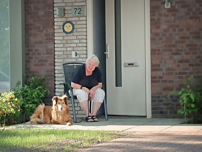 Liedeke Reitsma, bewoonster van het Knarrenhof in Zwolle.