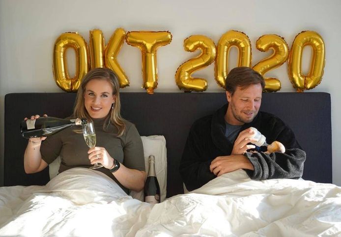 Gerard Dronkers en Carin Damen verwachten in oktober hun eerste kind.