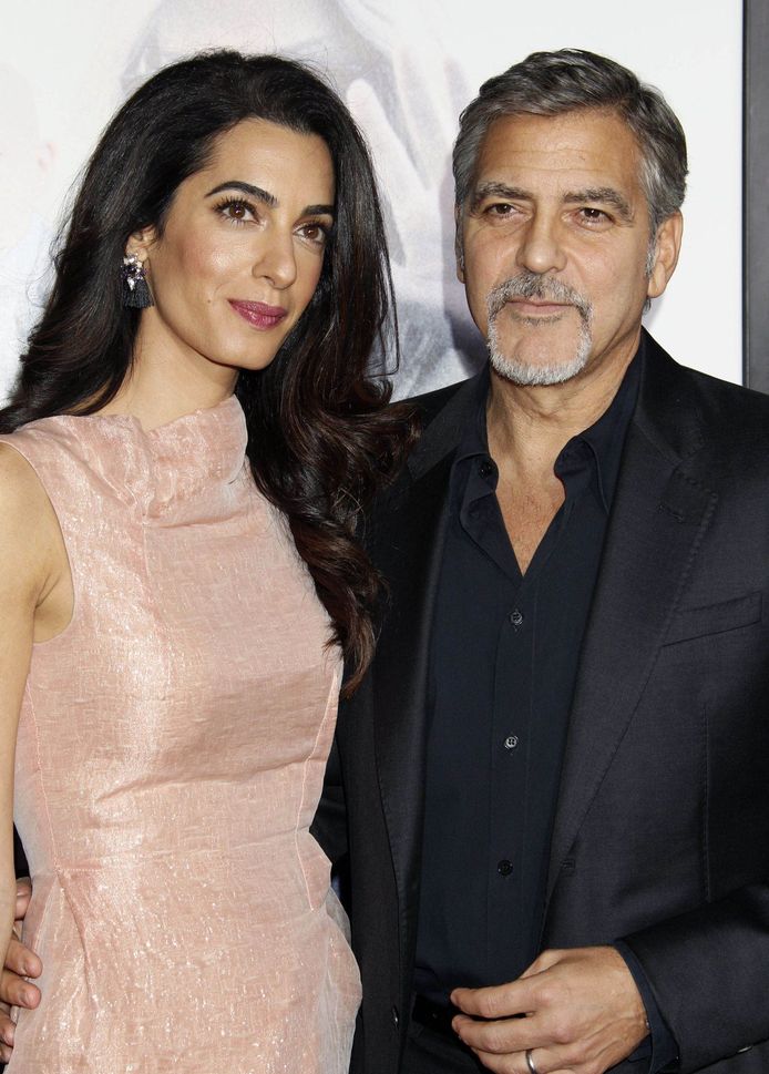 george clooney en zijn amal worden papa en mama show ed nl