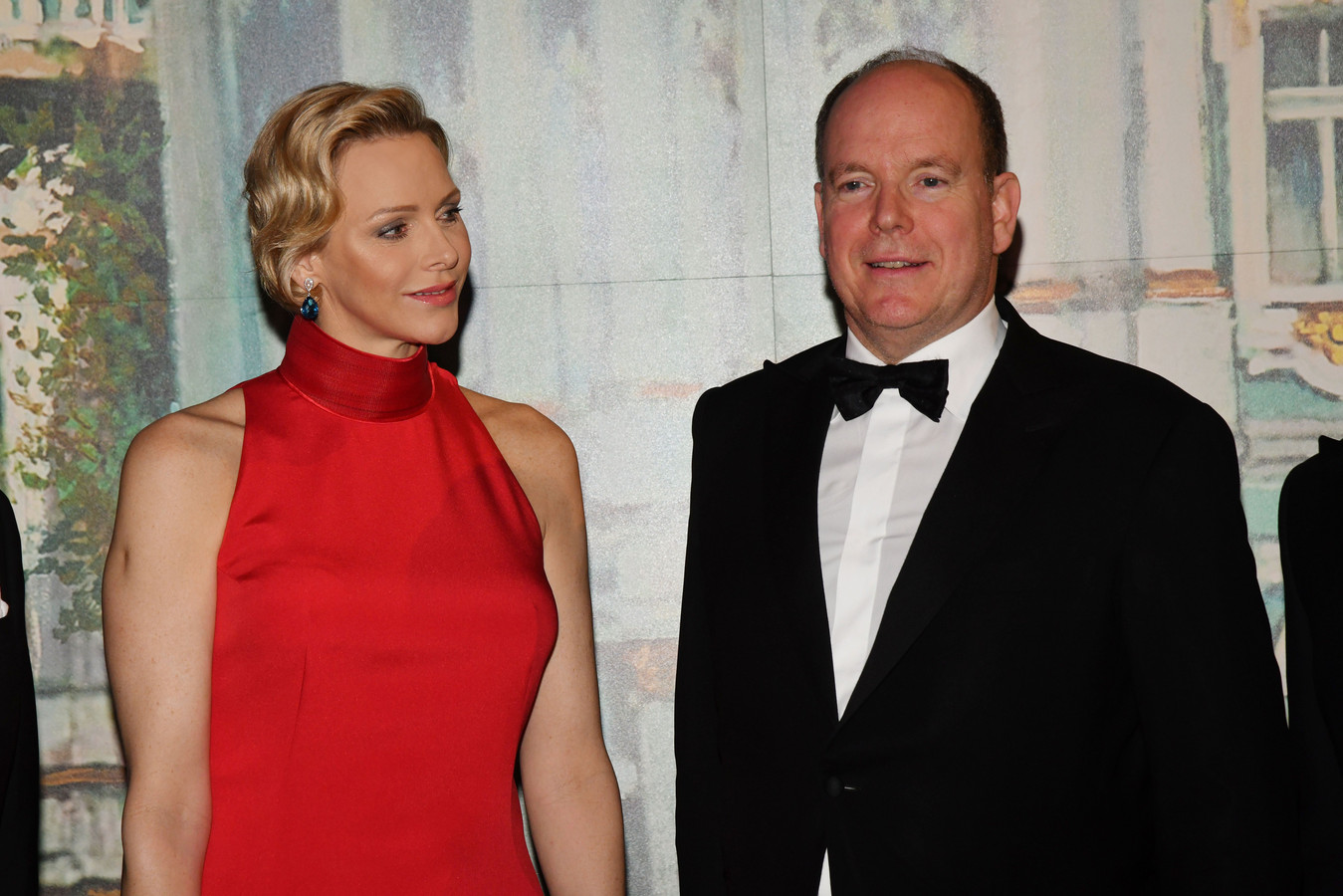 Le prince Albert II de Monaco et la princesse Charlene. Soirée de Gala du 77ème Grand Prix de Formule 1 à Monaco le 26 mai 2019