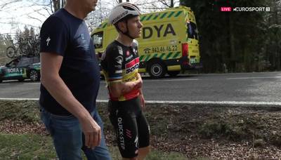 Remco Evenepoel opéré “sans complication” de la clavicule après sa chute sur le Tour du Pays basque