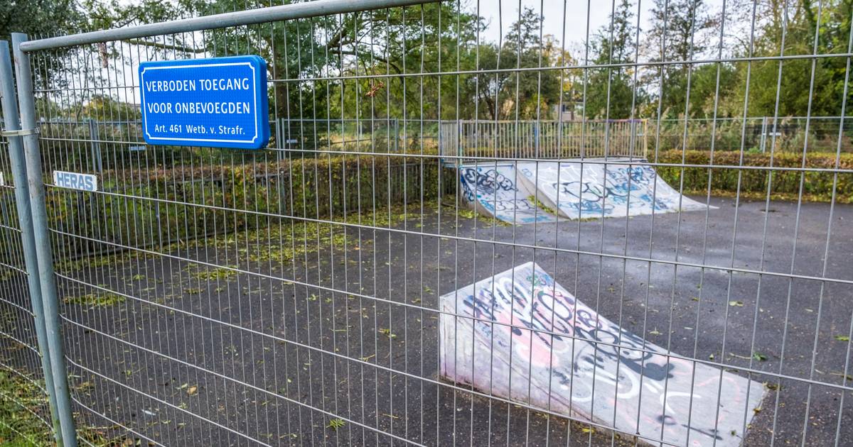 Twee weken geleden gebeurde er een ongeval, nu moet Hattem skatebaan sluiten.