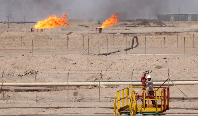 Een olieveld in Irak.