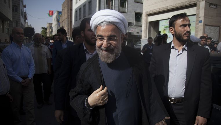 De nieuwe president van Iran, Hassan Rohani Beeld Getty Images