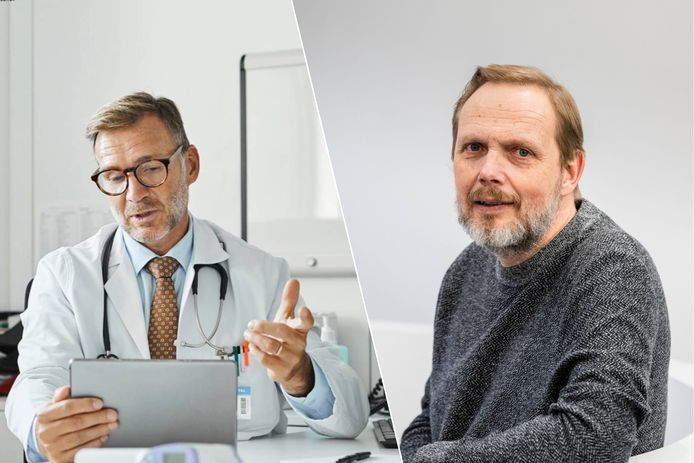 Stefan Teughels (rechts) medisch directeur van Huisartsenvereniging Domus Medica heeft een studie uitgevoerd die de situatie van de huisartsen in beeld bracht, en die is niet rooskleurig.
