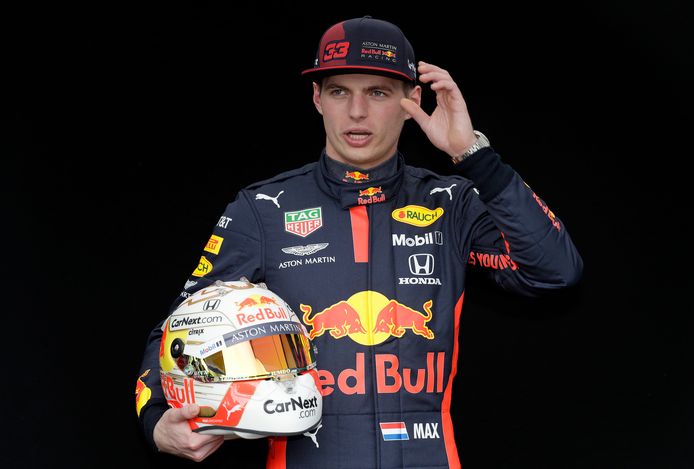 Red Bull driver Max Verstappen of the Netherlands poses for a photo at the Australian Formula One Grand Prix in Melbourne, Thursday, March 12, 2020. (AP Photo/Rick Rycroft)