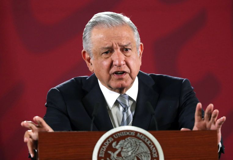 Mexicaanse president Andrés Manuel López Obrador. Beeld EPA