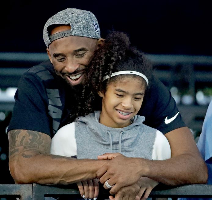 Kobe Bryant met dochter Gianna.