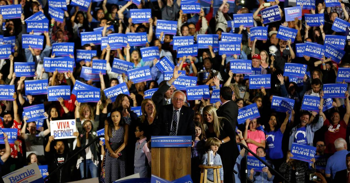 Bernie Sanders denkt niet aan opgeven en blijft strijden voor